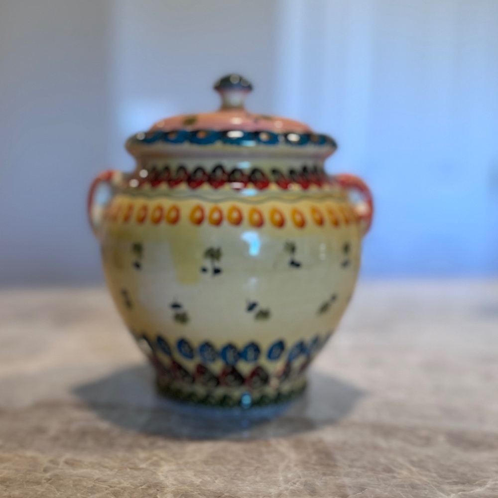 ⬇️💰⬇️Vintage Set of 3 Horchow Hand Painted Tuscan Rooster-inspired Canisters - Picture 13 of 16